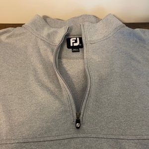 FootJoy grey quarter zip golf vest Large worn once